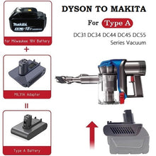 Load image into Gallery viewer, Dyson Battery Adapter to Makita Battery DC31 DC34 DC35 DC44 DC45 DC56 DC57 - Type A