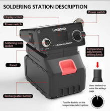 Load image into Gallery viewer, Makita 18V Li-Ion Cordless Soldering Iron - 480 Degrees