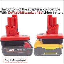 Load image into Gallery viewer, Milwaukee M12 12V Battery Adapter to Dewalt Milwaukee 18V Battery