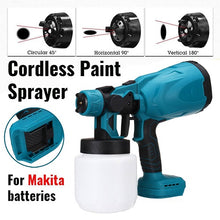 Load image into Gallery viewer, Makita 18V Li-Ion Cordless Paint Spray Gun 800ml