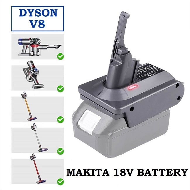 Battery Adapter Converter for Hitachi & Hikoki 18V Battery to for Dyson V6/ V7/V8
