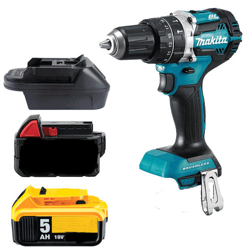 Dewalt to discount makita battery converter