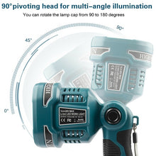 Load image into Gallery viewer, Makita Replacement LED 18V Li-ion Cordless 12W Torch W/USB