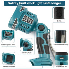 Load image into Gallery viewer, Makita Replacement LED 18V Li-ion Cordless 12W Torch W/USB