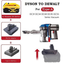 Load image into Gallery viewer, Dyson Battery Adapter to Dewalt Battery DC31 DC34 DC35 DC44 DC45 DC56 DC57 - Type A
