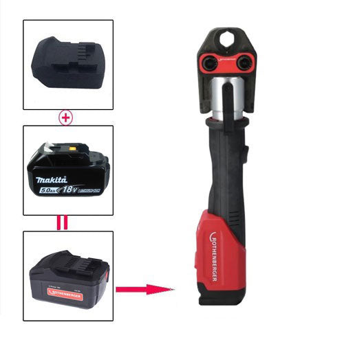 RothenBurger / Romax Battery Adapter to Makita 18V Battery