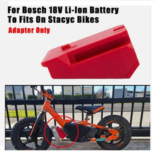 Load image into Gallery viewer, Stacyc Battery Adapter to Bosch Blue 18V Battery 12" &amp; 16" Balance Bikes
