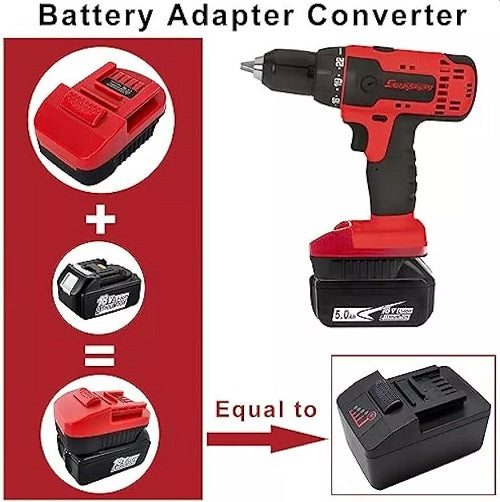 Snap-on Battery Adapter to Makita 18V Battery