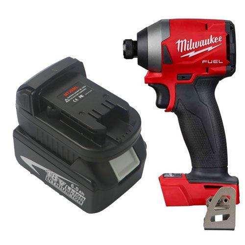 Battery Adapter to run Milwaukee M18 Tools on Makita 18V Battery - Battery Adapters