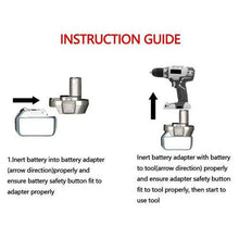 Load image into Gallery viewer, Makita Battery Adapter to run Ryobi 18V One+ Tool - Battery Adapters
