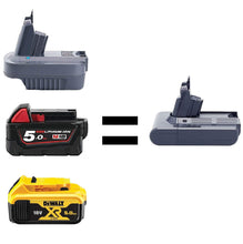 Load image into Gallery viewer, Dyson V6 Vacuum Battery Adapter To Milwaukee or Dewalt 18V Li-Ion Battery - Battery Adapters
